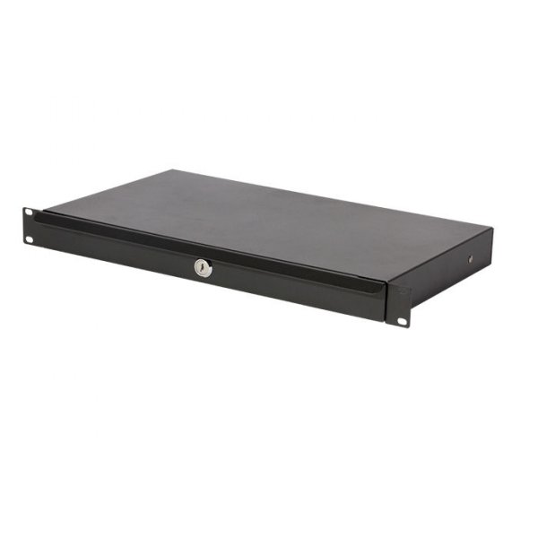 On-Stage RDLS1000 - 1U Locking Rack Drawer (Shallow)