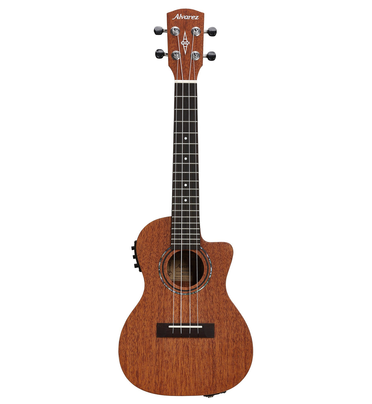 Alvarez RU22CCE — Concert Ukulele (Mahogany) with Cutaway/Pickup - Natural Satin