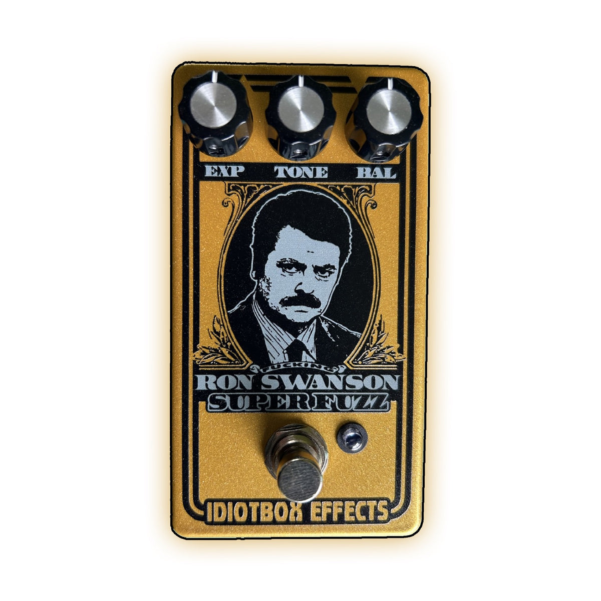 IdiotBox Pedals Ron Swanson Super Fuzz