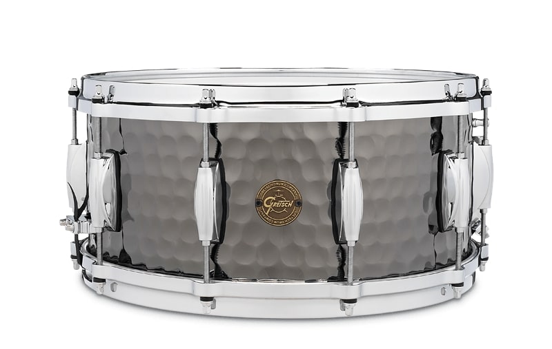 Gretsch Drums - Full Range Snare Drum 6.5" X 14", Hammered Black Steel