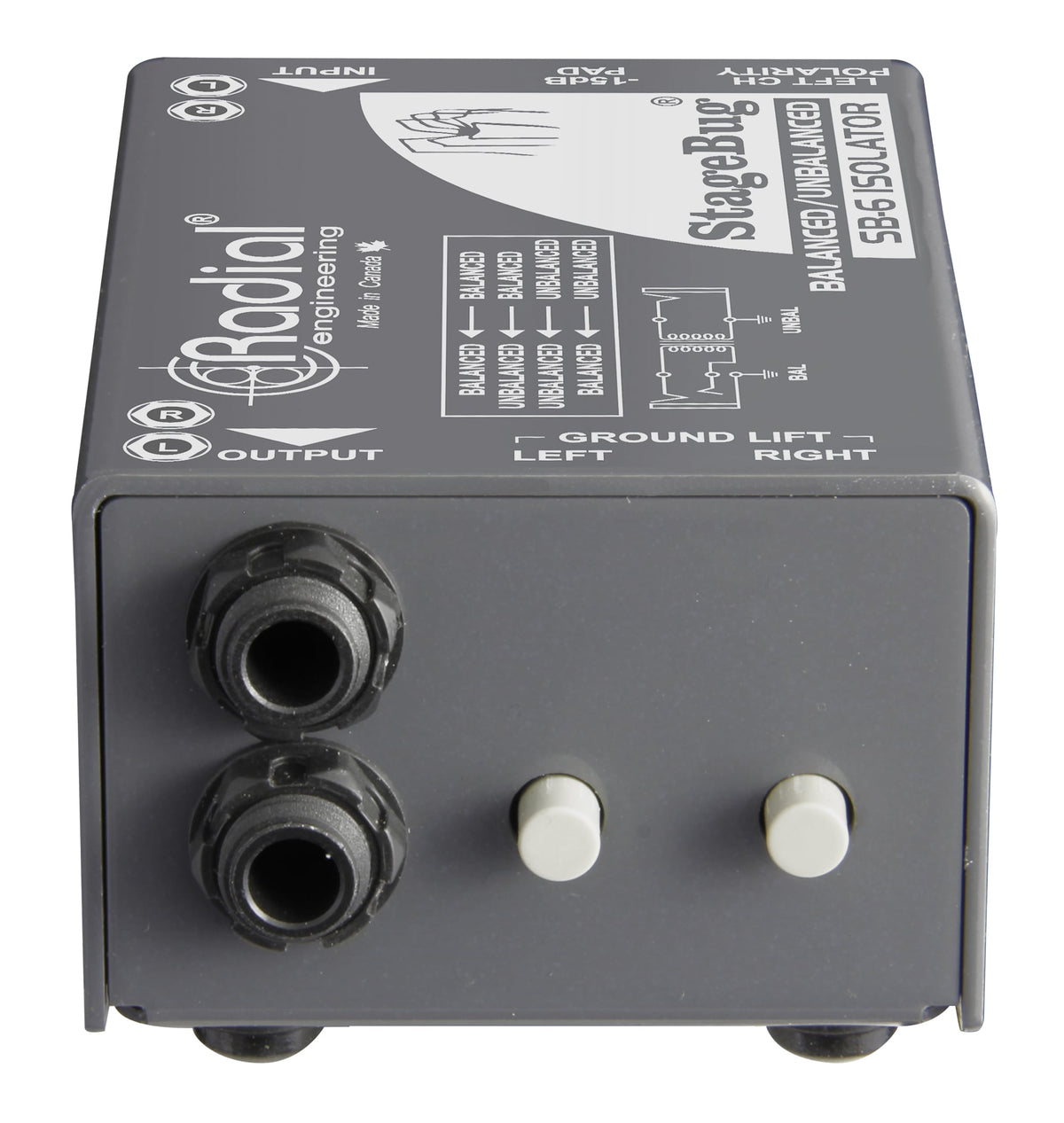 Radial SB-6 Isolator - Stereo Isolator - product view 3