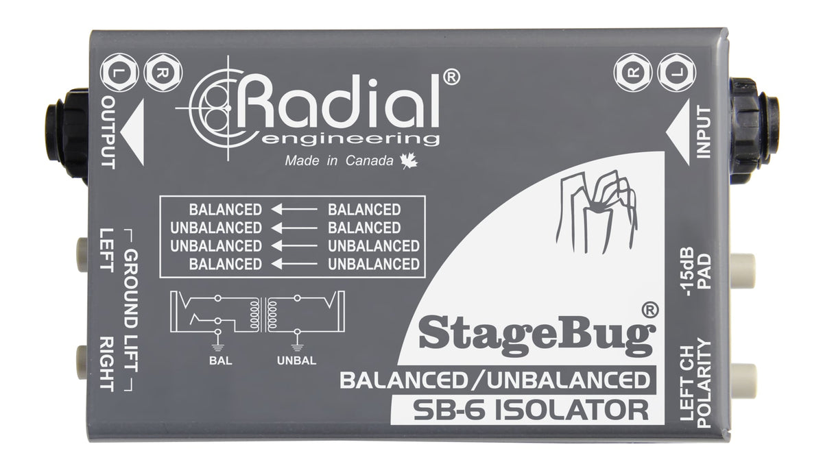 Radial SB-6 Isolator - Stereo Isolator - product view 1