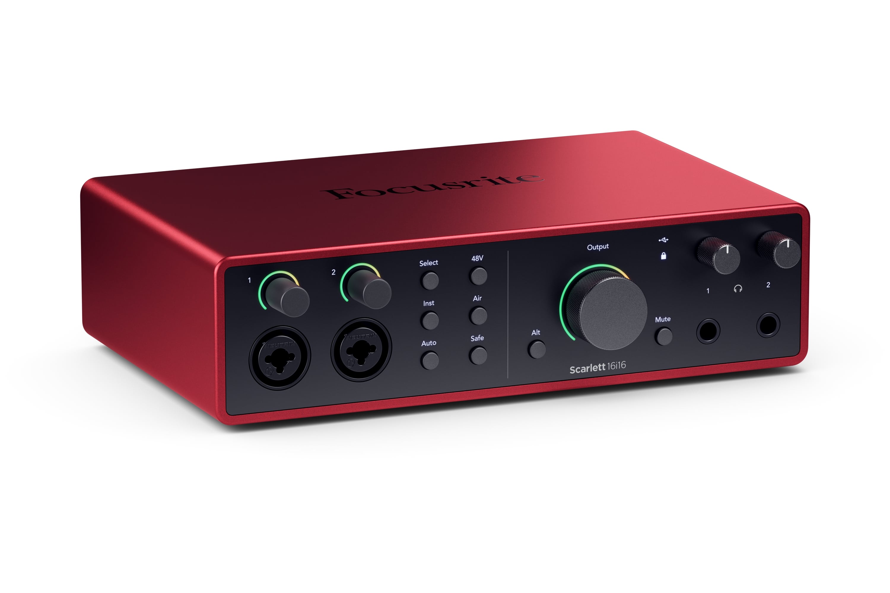 Focusrite - 16-In, 16-Out USB Audio Interface With Two 4Th Gen Scarlett Mic Preamps