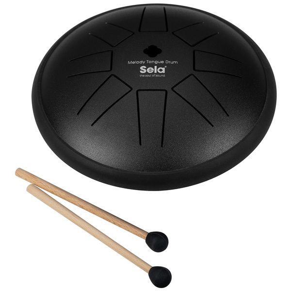 Sela Percussion - 6" Melody Tongue Drum C Major, Black