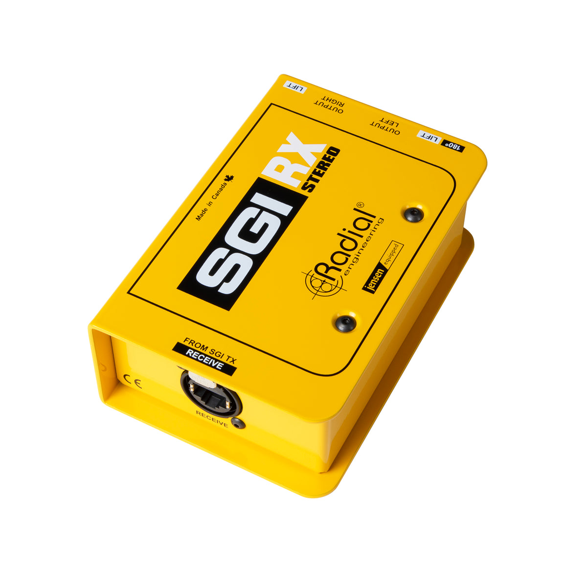 Radial SGI Stereo - RX - Stereo Instrument Line Driver - product view 2