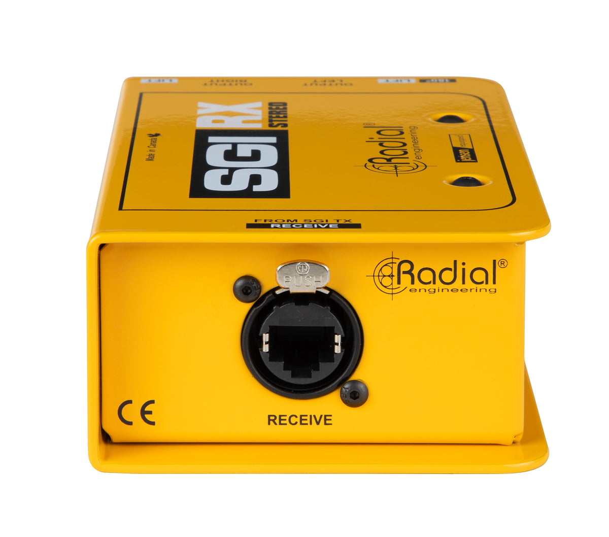 Radial SGI Stereo - RX - Stereo Instrument Line Driver - product view 3