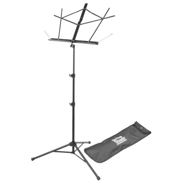 On-Stage SM7222B - Tubular Tripod Base Sheet Music Stand, Black