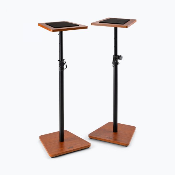 On-Stage SMS7500RB - Wood Studio Monitor Stands, Rosewood (Pair)