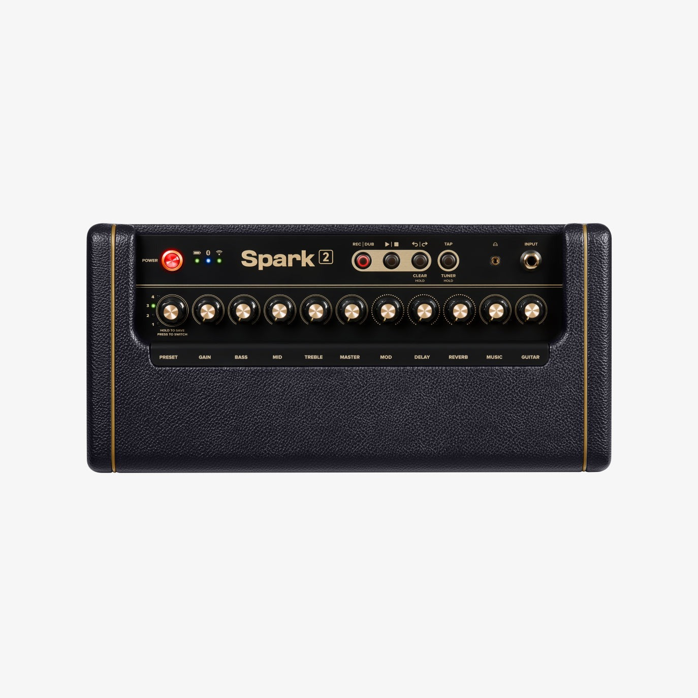 Positive Grid  Spark 2 - 50-Watt Smart Guitar Practice Amp & Bluetooth Speaker, Black