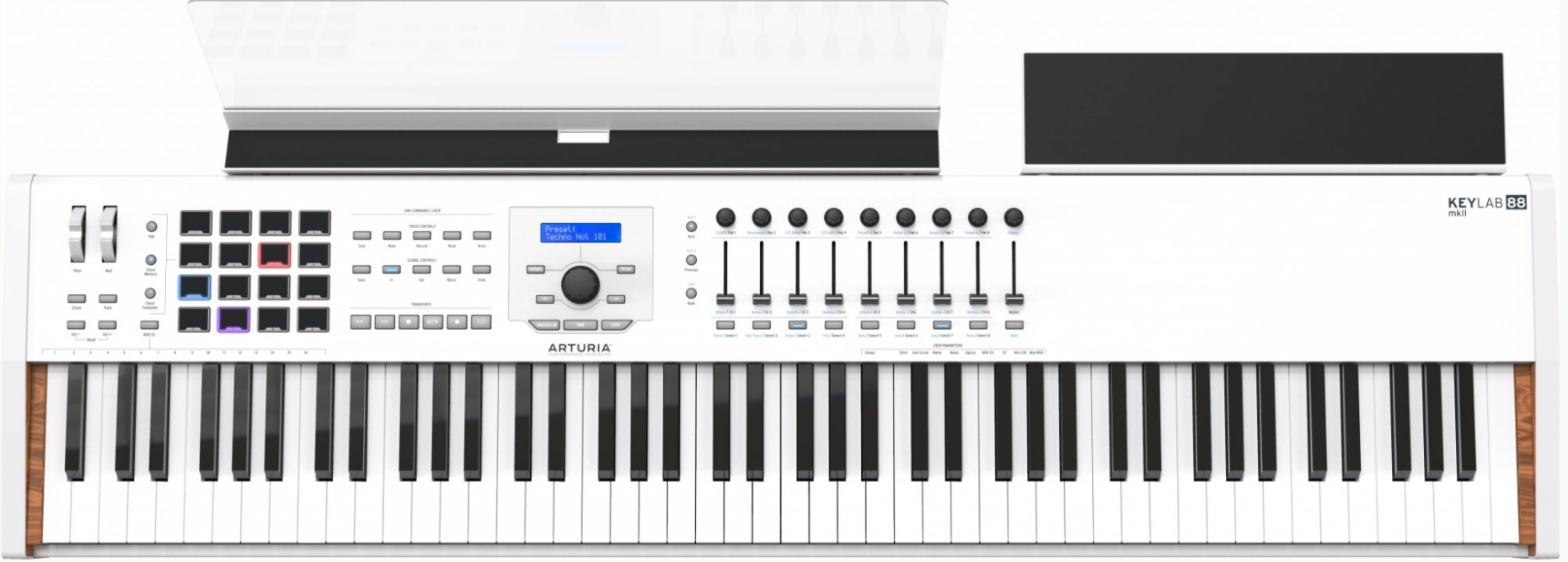 Arturia - KeyLab 88-Key Keyboard Controller, White