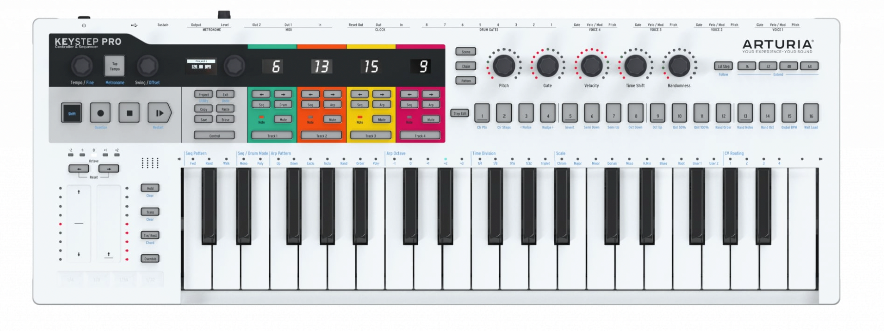 Arturia - 32 Slimkey Controller, Arpeggiator Sequencer, Pro Version