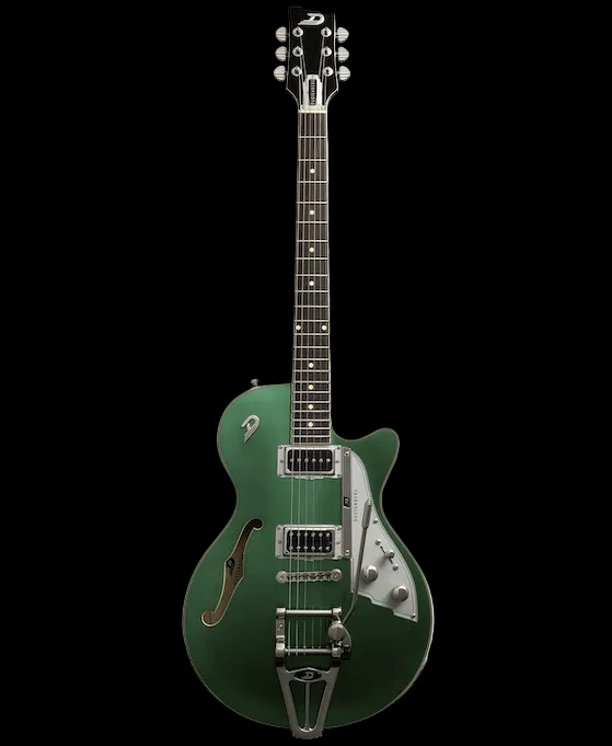 Duesenberg Starplayer TV Electric Guitar - Balboa Pearl Green – full-length front view
