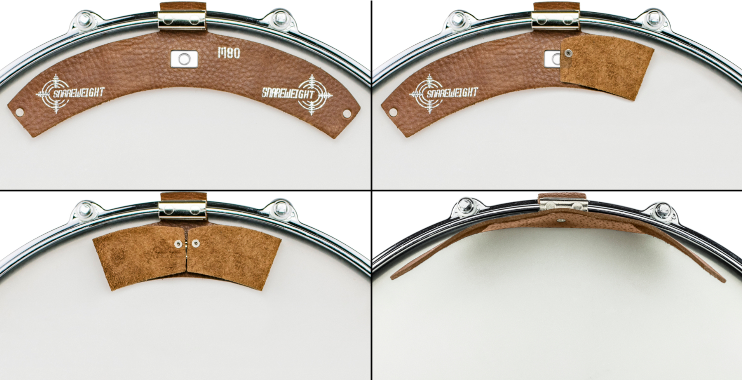 Snareweight M80 Drum Dampener - Brown