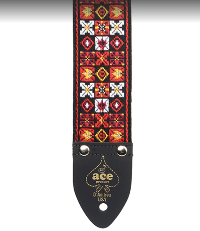 ACE Straps - Ace "X's & O's"  - 2" Vintage Reissue Strap