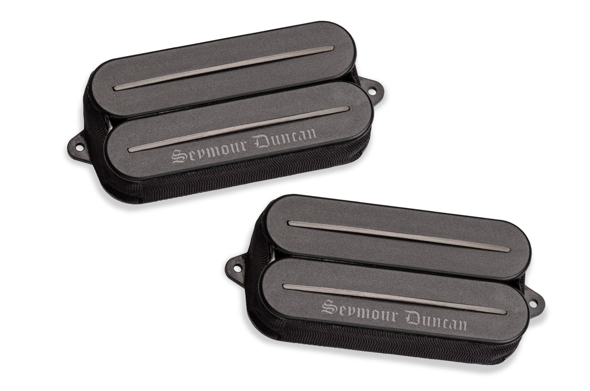 Seymour Duncan Black Winter Rails 6-String Pickup Set - Black Rails