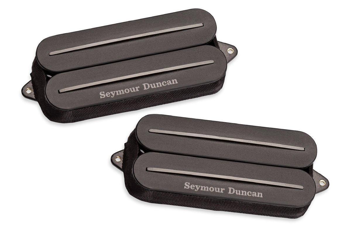 Seymour Duncan Hot Rodded Rails 7-String Pickup Set - Black Rails