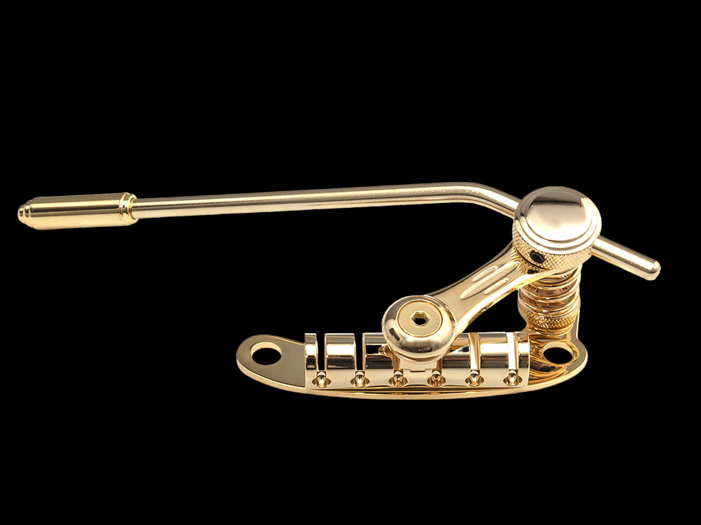 Duesenberg Les Trem II Tremolo System for Guitars - Gold – top view