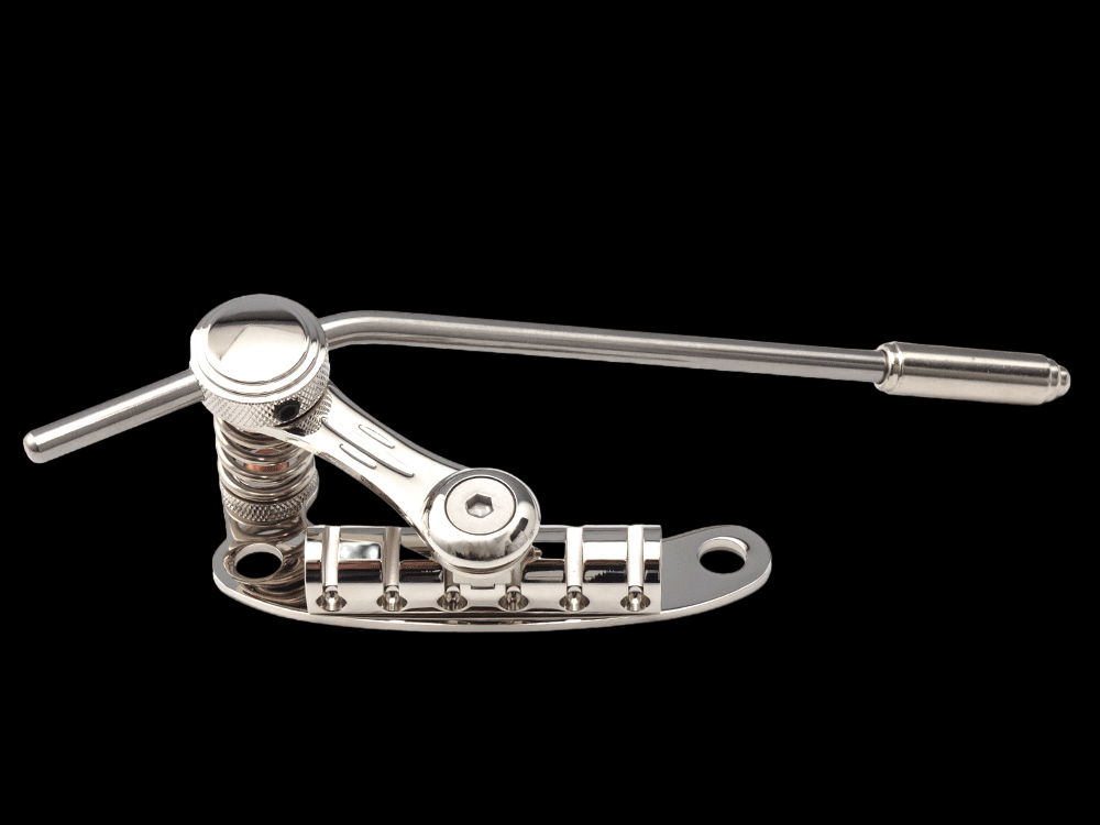 Duesenberg Les Trem II Tremolo System for Left-Hand Guitars - Nickel – top view