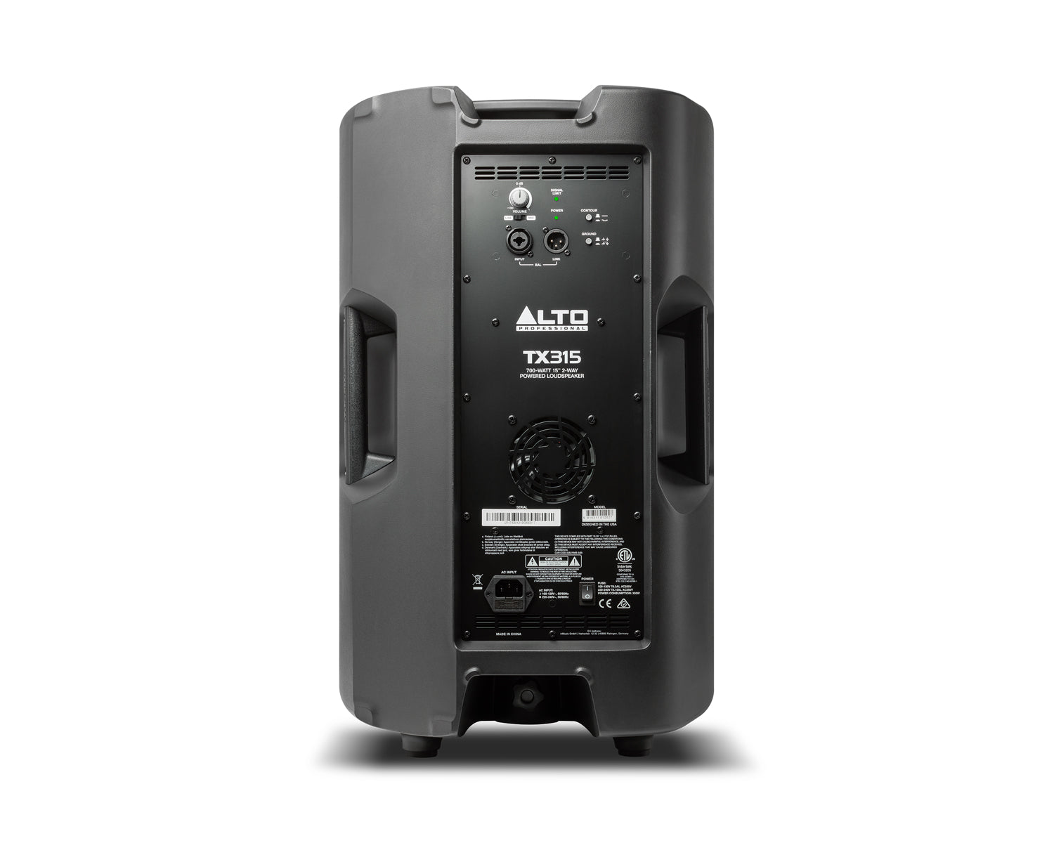 Alto - TX315 700-WATT 15-INCH 2-WAY POWERED LOUDSPEAKER