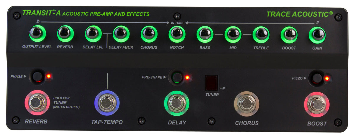 Trace Elliot Acoustic® Transit™ A Acoustic Pre-amp & Effects Pedal