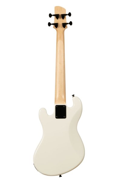 Kala - Solid Body 4-String Fretted U-BASS With Gig Bag, Sweet Cream