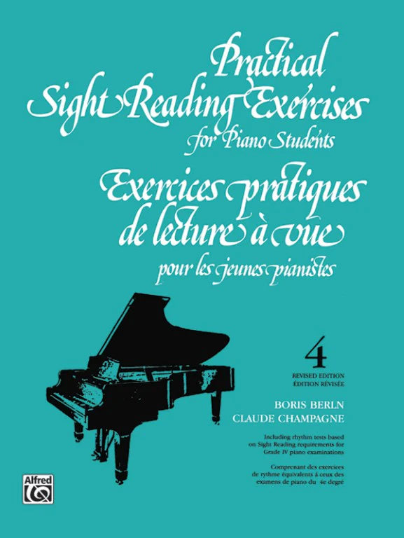 Boris Berlin, Claude Champagne - Practical Sight Reading Exercises for Piano, Livre 4