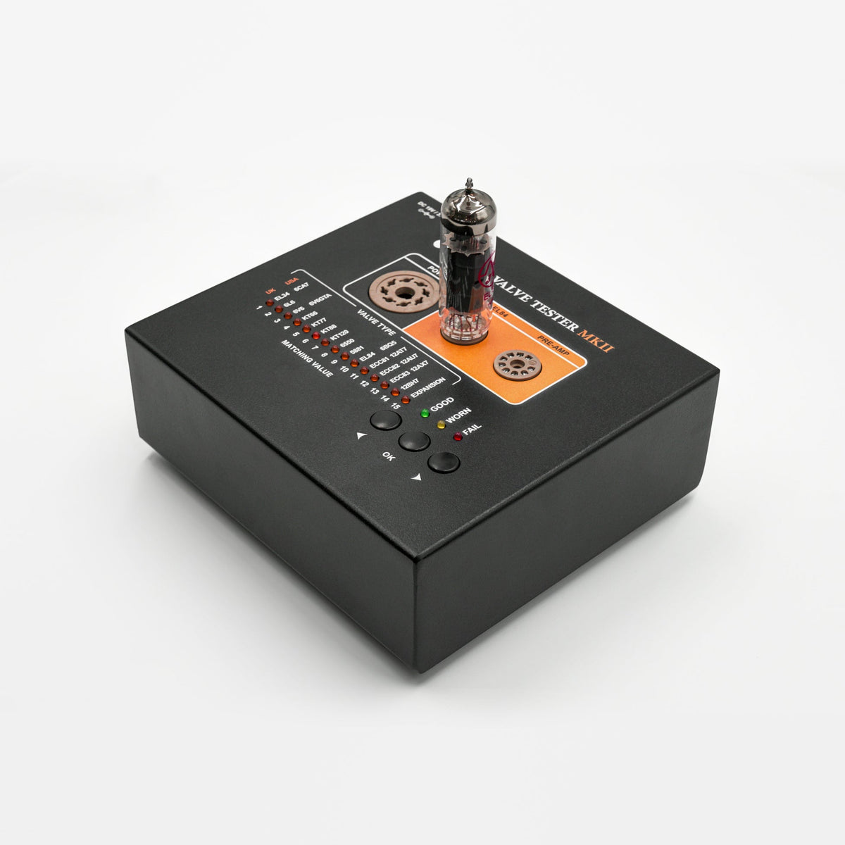 Orange VALVE-TEST-MKII — Valve Tester