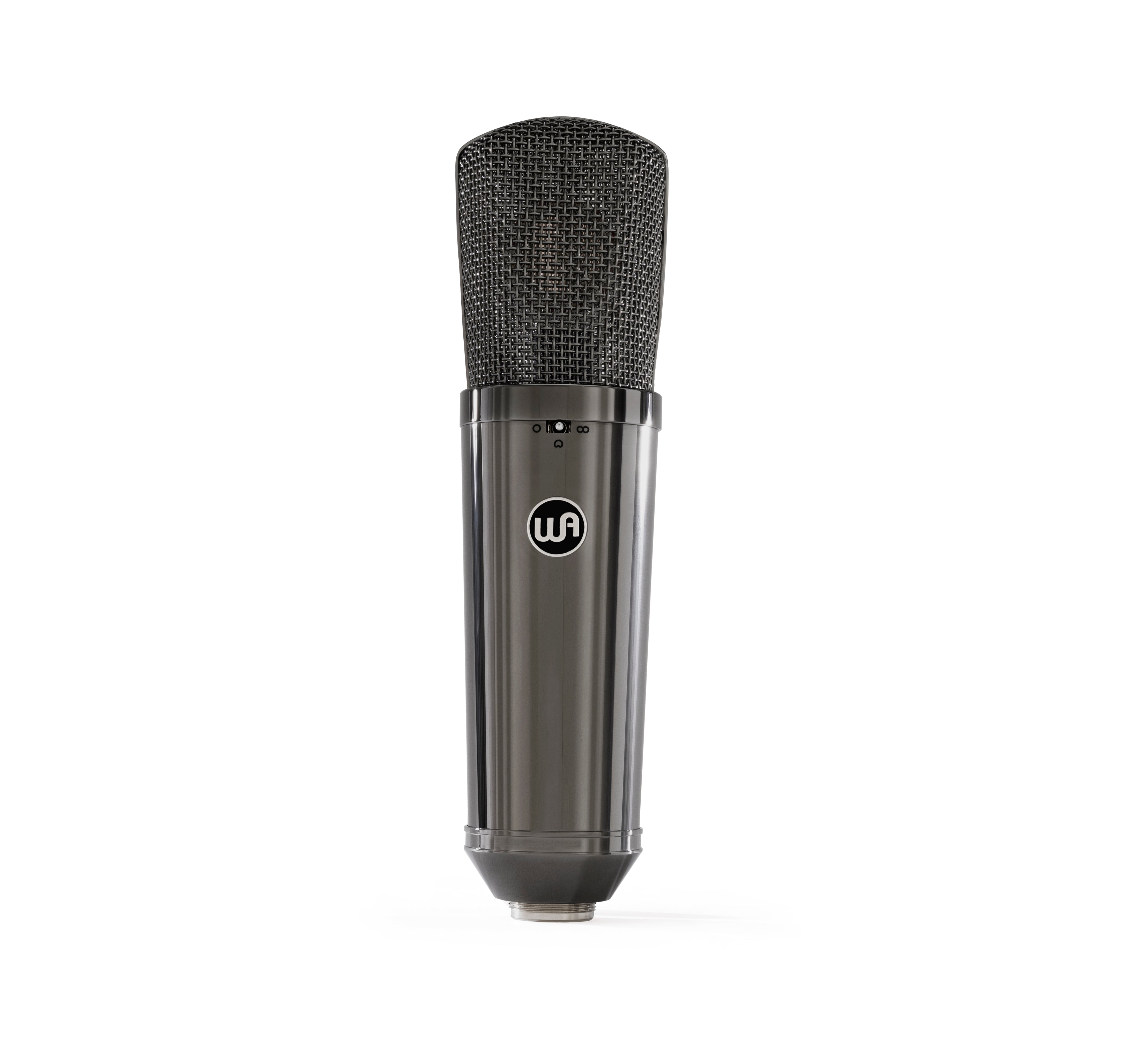 Warm Audio - Limited-Edition Stereo Pair Large-Diaphragm Balanced Condenser Microphone, Titanium Finish