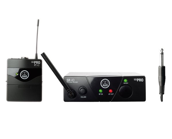 AKG WMS40MINI-INSTR-US25C - Wms40 Mini Single Instrumental Set Wireless Microphone System (Band: US25-C)