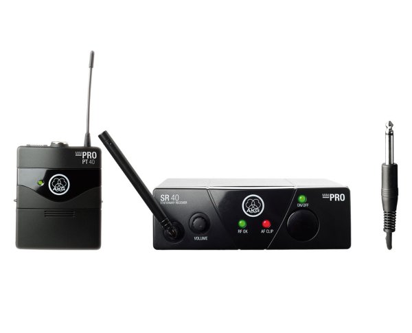 AKG WMS40MINI-INSTR-US25D - Mini Single Instrumental Set Wireless Microphone System (Band: D)