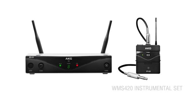 AKG WMS420-INSTR-A - Professional Wireless Instrument Microphone System (Band A)