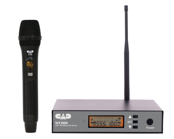 CAD Audio - Wireless Cardioid Handheld Microphone System (510 to 570 MHz)