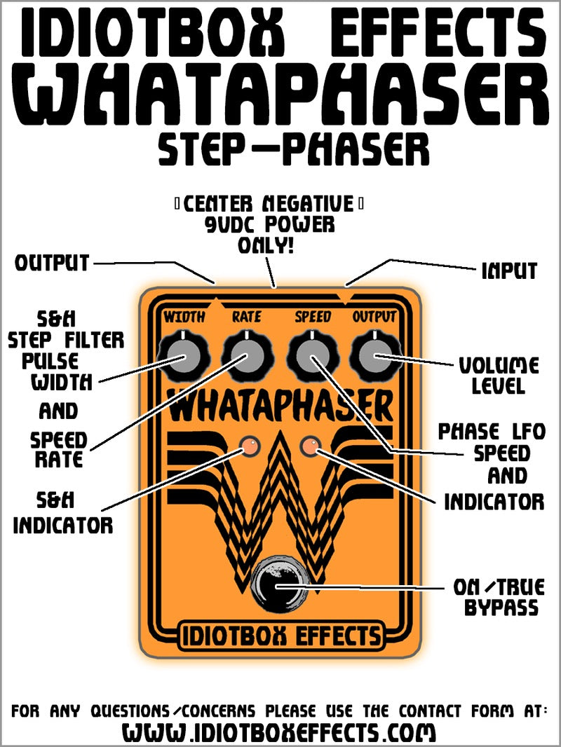 IdiotBox Pedals Whataphaser