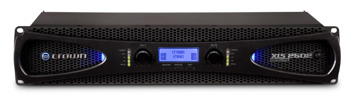 Crown XLS2502 - Two-Channel, 775W At 4 Ohm Power Amplifier