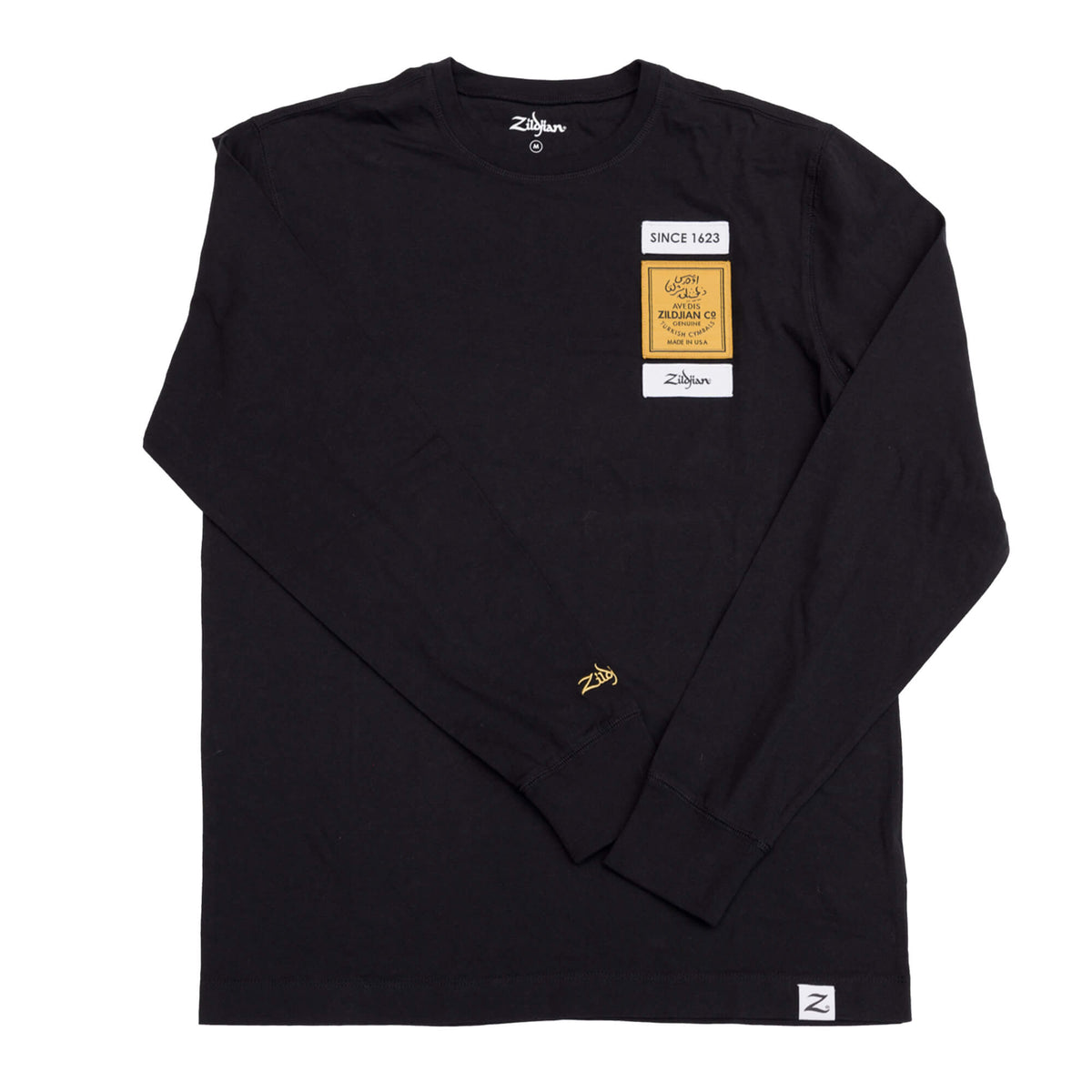 Zildjian Long Sleeve Black Tee – Small