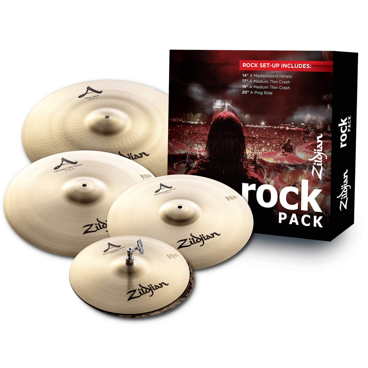 Zildjian A Rock Cymbal Pack