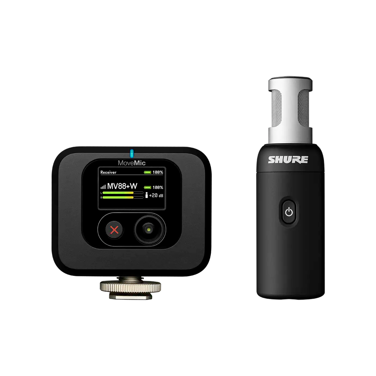 Shure MOVEMIC-88+-KIT - Wireless Stereo Condenser Mic with Camera Receiver Kit - product view 1