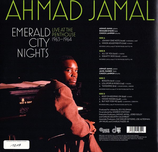 Ahmad Jamal - Emerald City Nights 63' - 64' - 2XLP - La Boîte Musicale - Vinyl Records - Vinyl Records - 