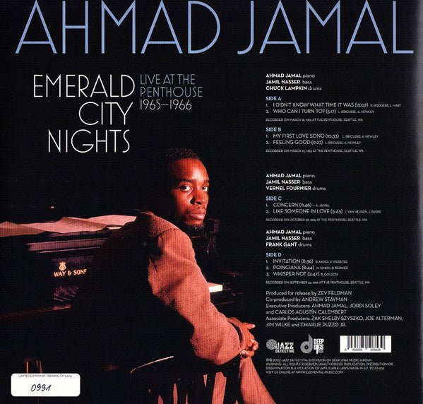 Ahmad Jamal - Emerald City Nights 65' - 66' - 2XLP - La Boîte Musicale - Vinyl Records - Vinyl Records - 