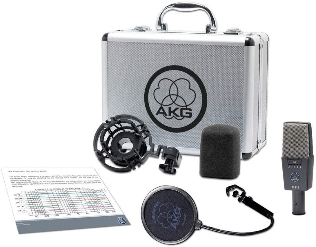 AKG - C414 XLS Reference Multipattern Condenser Microphone - La Boîte Musicale - Microphones - AKG - 