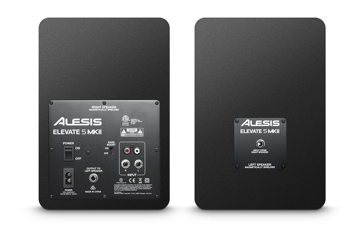 Alesis - Elevate 5 MKII Powered Desktop Studio Speakers - La Boîte Musicale - Studio Monitors - Alesis - 