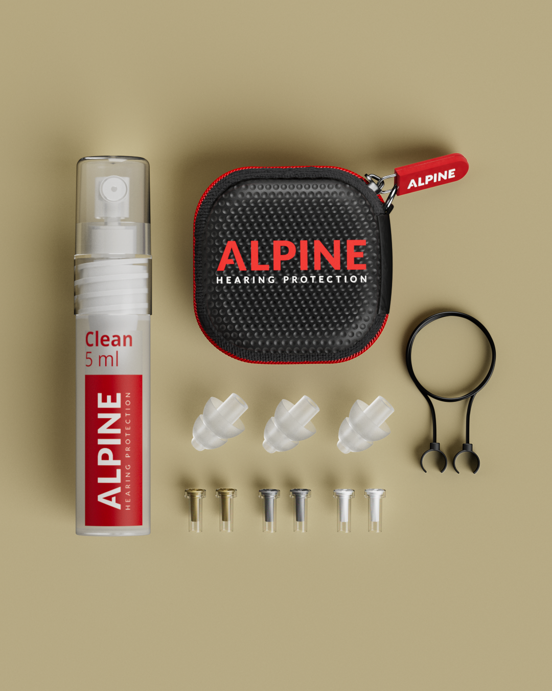 Alpine Hearing Protection - MusicSafe Pro Earplugs- Black