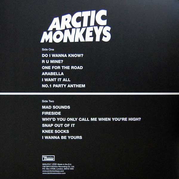 Arctic Monkeys - AM (Comes with MP3s) - La Boîte Musicale - Vinyl Records - Vinyl Records - 