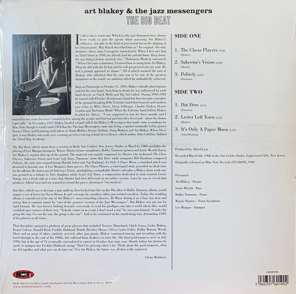 Art Blakey & The Jazz Messengers - The Big Beat - La Boîte Musicale - Vinyl Records - Vinyl Records - 