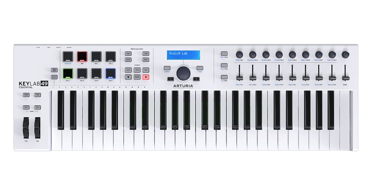 ARTURIA Keylab Essential 49 Controller - La Boîte Musicale - Controller - Arturia - 