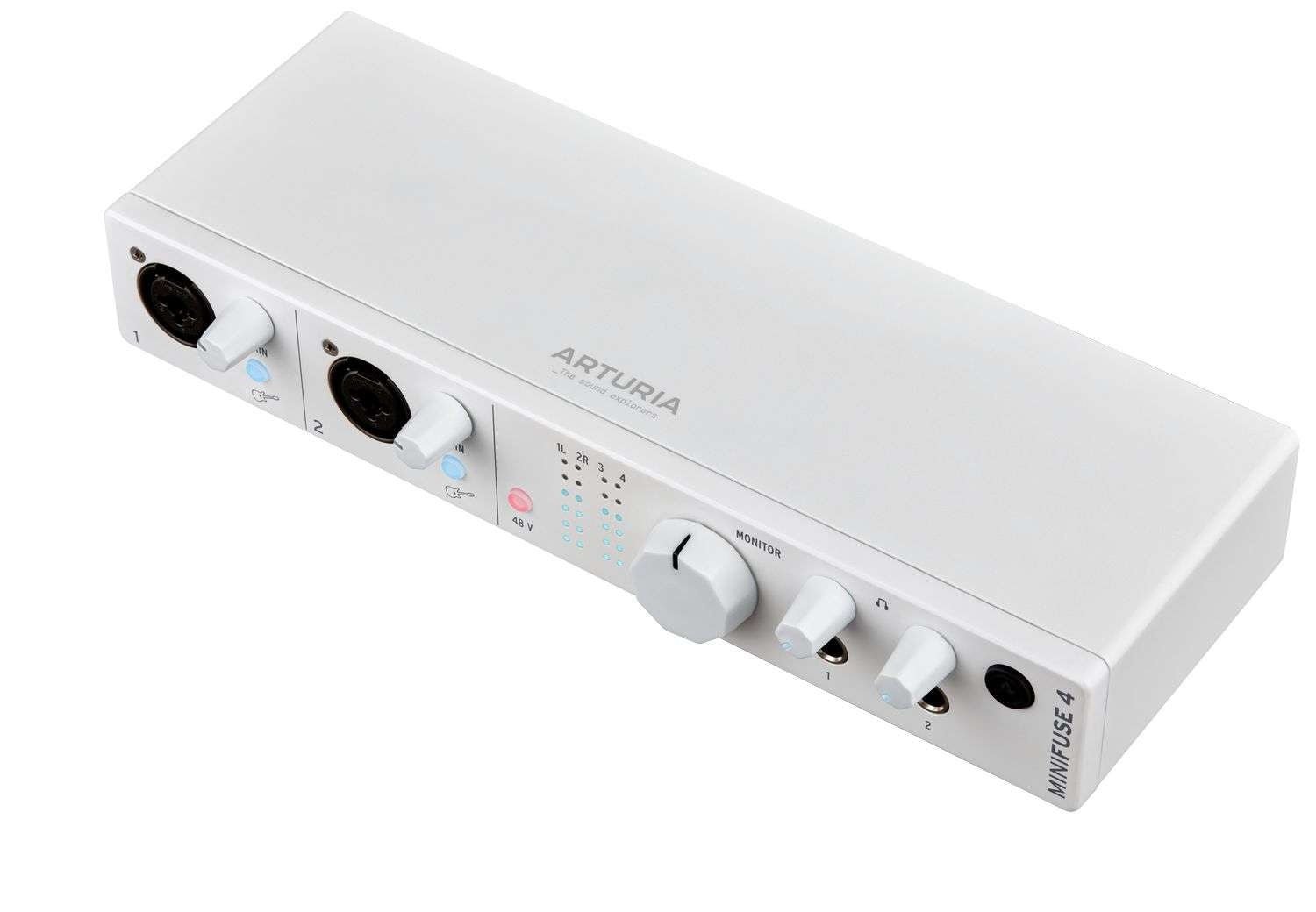 Arturia - MiniFuse 4 USB - C Audio Interface - White - La Boîte Musicale - Interfaces - Arturia - 