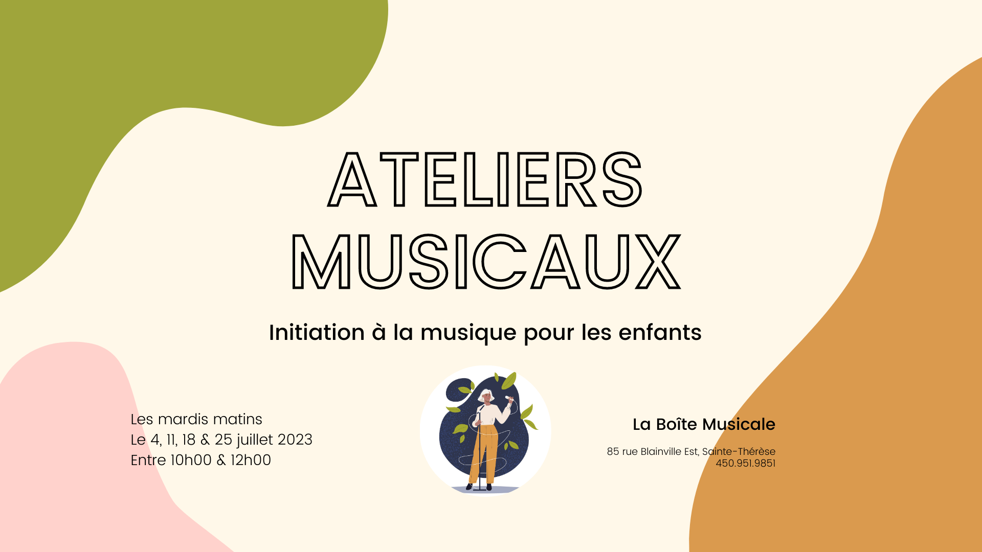 Ateliers Musicaux - Enfants - La Boîte Musicale - La Boîte Musicale - 