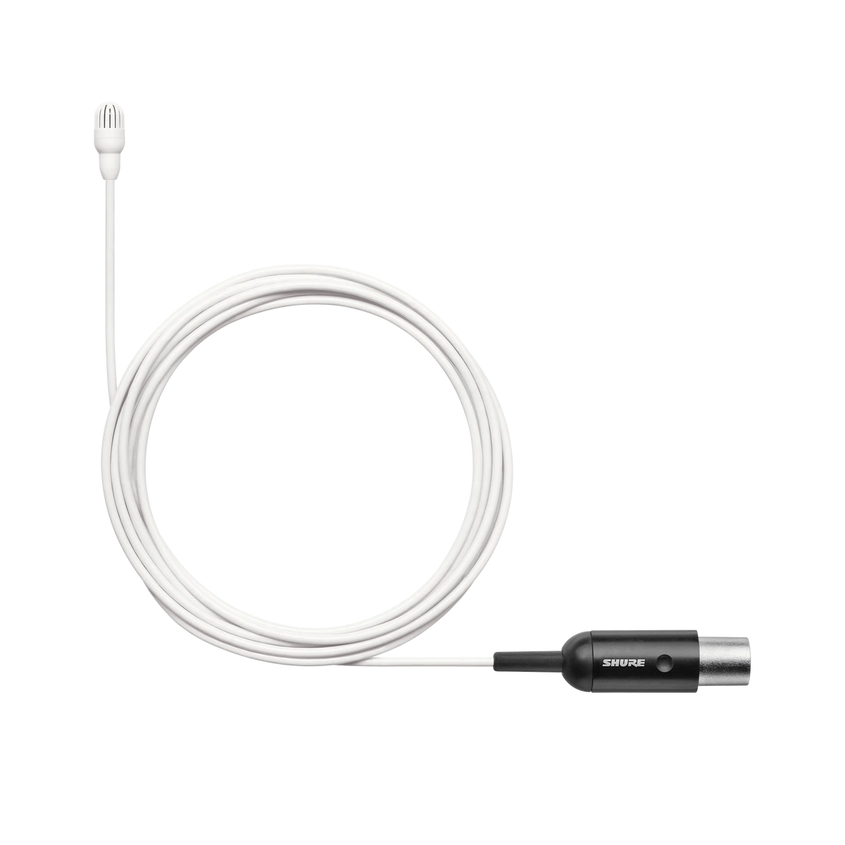 Shure TL47W/O-MTQG-A - Omni Lavalier Microphone - White w/TA4F & Accessories - product view 1