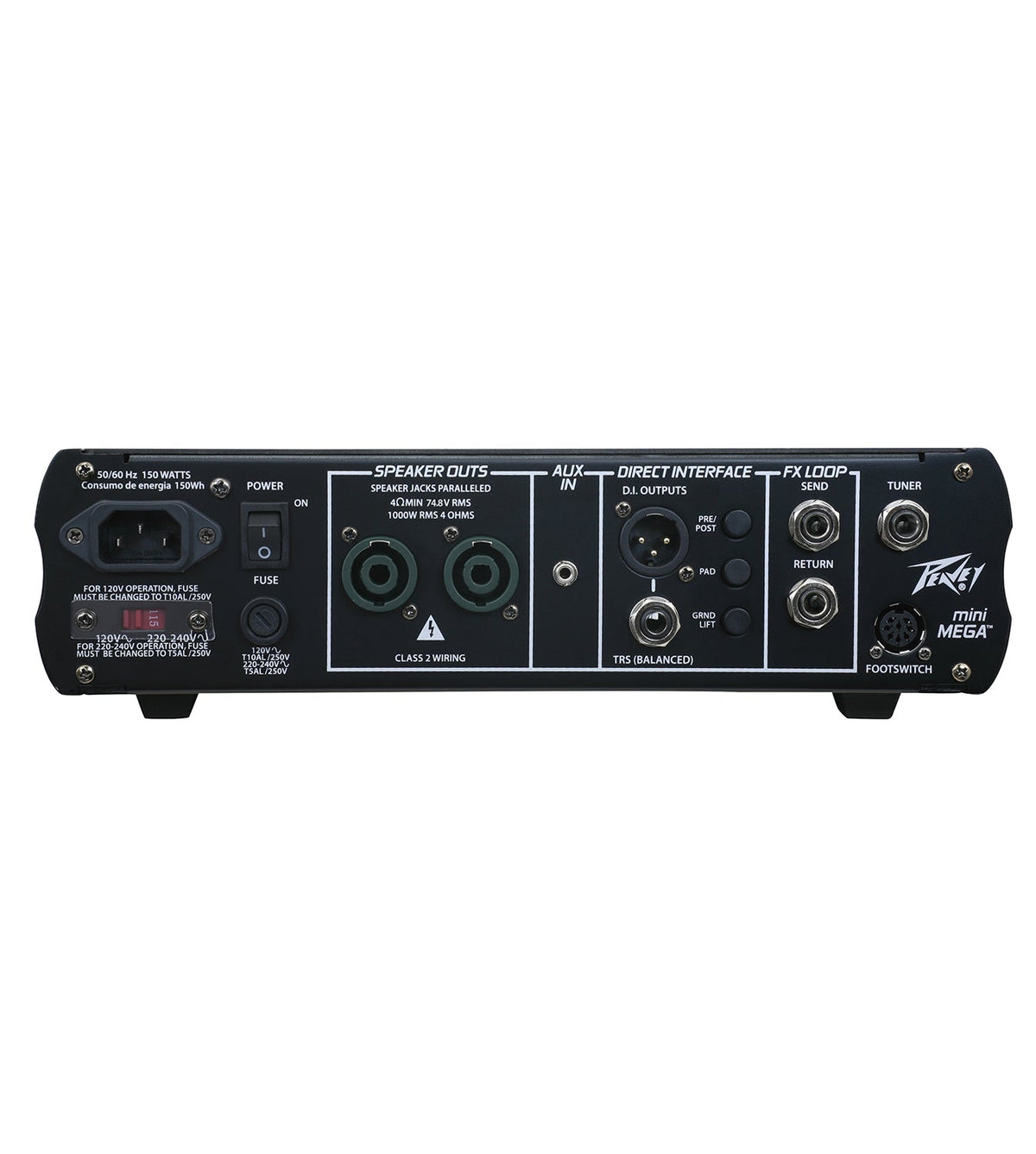 Peavey MiniMEGA™ 1000-Watt Mini Bass Amp Head - additional view