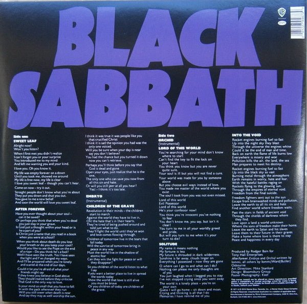 Black Sabbath - Master Of Reality - La Boîte Musicale - Vinyl Records - Vinyl Records - 